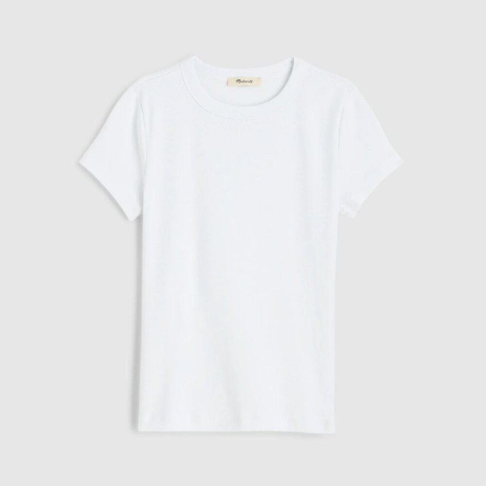 Madewell White Muscle Tee